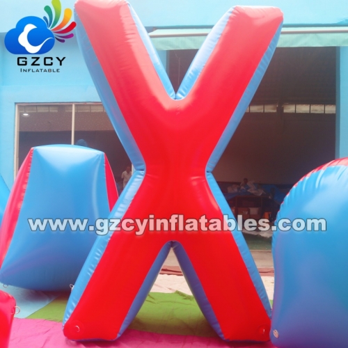 Inflatable Paintball Obstacle Equipment Cheap Air Sport Gear with Laser Tag and Shooting Bunker Game