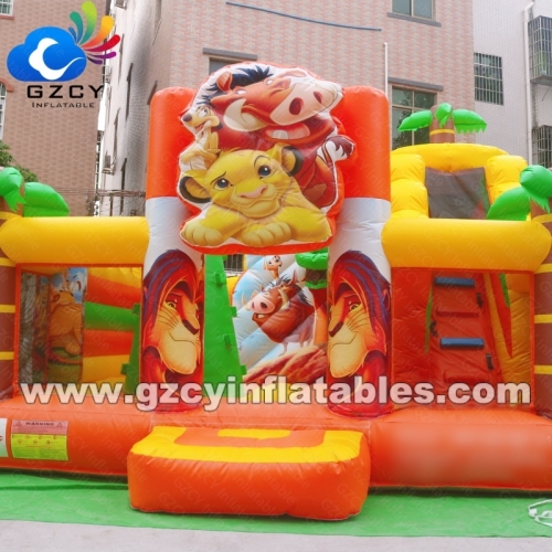 Commercial Inflatable Bounce House with Slide Combo EN14960 Certified PVC Jumping Castle for Party Rental