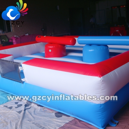 Outdoor Inflatable Sport Game Carnival Duel Fighting Game Inflatable Gladiator Joust with Two Sticks Inflatable Fighting Game