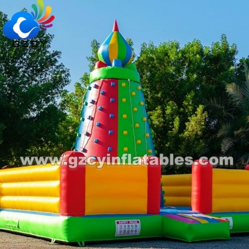 Bouncy Castle Outdoor Commercial Sport Games Inflatable Rock Climbing Wall Large Inflatable Climbing Tower for Kids Adults