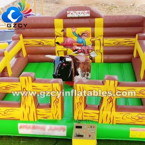Inflatable Mechanical Bull With Factory Price Mechanical Bull Riding