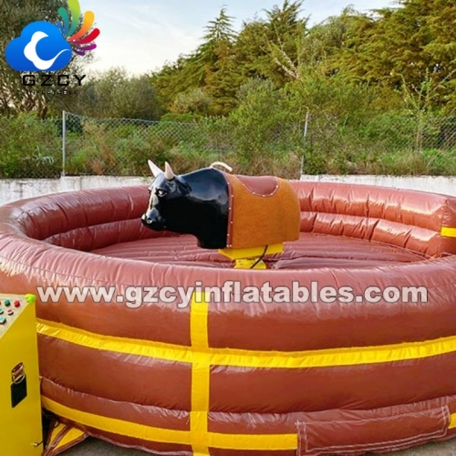 Inflatable Mechanical Bull Bouncer Juegos Inflables Game for Sale with Bounce House