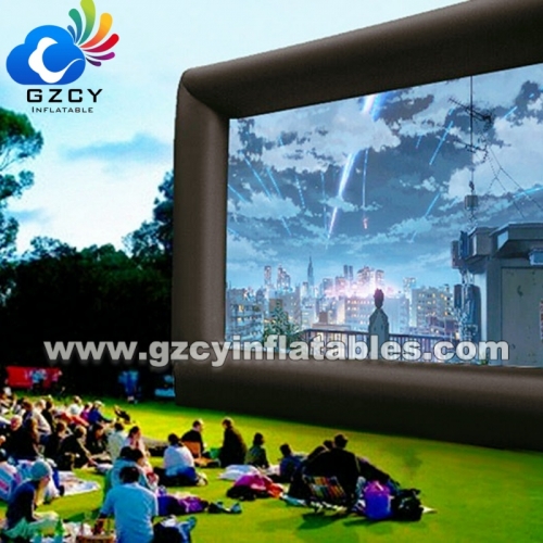 Portable Movie Inflatable Screen Blow up Instant Cinema TV Projector Outdoor Oversized Hot Seal Air Inflatable Movie Theater