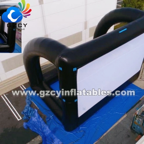 Portable Giant Movie Screen Blow up Instant Cinema TV Projector Outdoor Oversized Air Inflatable Movie Theater