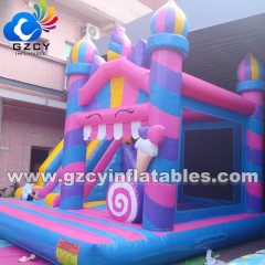 Inflatable Bouncer Slide Bouncy Inflatable Castle Bounce House Inflatable Slide with Blower Kids Adults for Sale