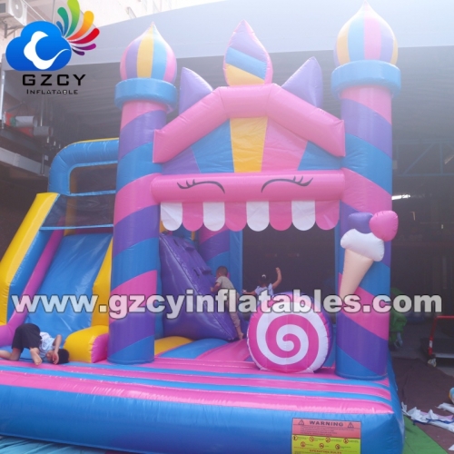 Inflatable Bouncer Slide Bouncy Inflatable Castle Bounce House Inflatable Slide with Blower Kids Adults for Sale