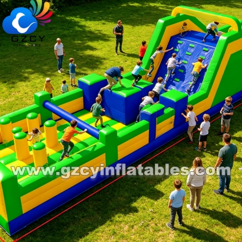 Commercial Inflatable Obstacle Course Bounce Playground for School Carnivals & Amusement Parks