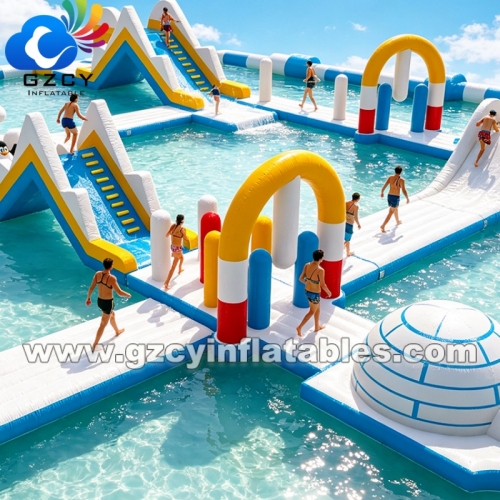 Inflatable Aqua Park/ Large Inflatable Aquapark Waterpark/ Floating Water Park for Sale