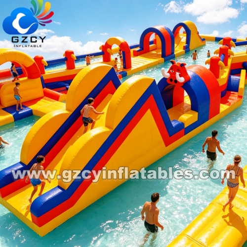 Commercial Inflatable Aqua Park Inflatable Floating Water Park for Kids and Adults
