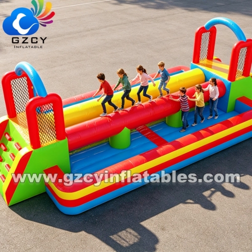 Commercial Inflatable Obstacle Course Bounce Playground for School Carnivals & Amusement Parks