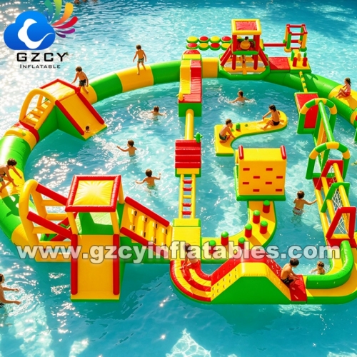 CAIYUN Water Playground with Games Amusement Facilities,Floating Water Park