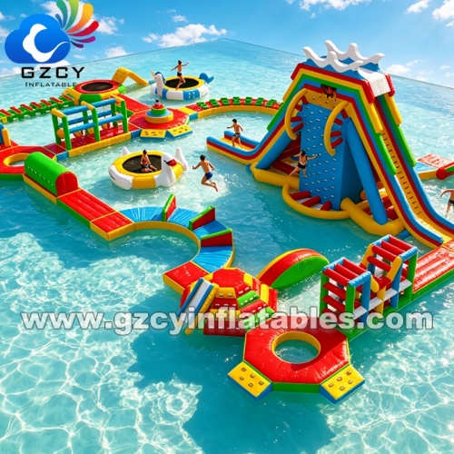 CAIYUN Inflatable Floating Obstacles Sport Games