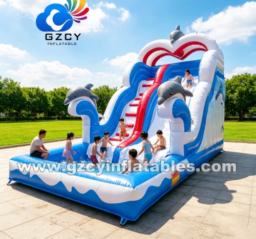 Commercial Water Slide Inflables Kids Playing Equipment Water Slides Inflatable for Kids and Adults