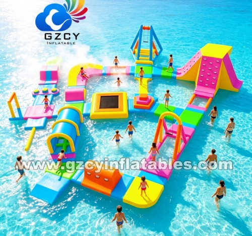 Commercial Outdoor Inflatable Floating Water Park Equipment for Party Rental