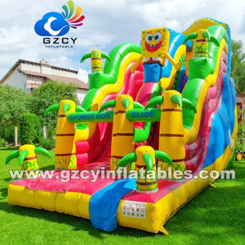 Large Double Extreme Amusement PVC Inflatable Slide for Sports Park Trampoline Park Educational Areas