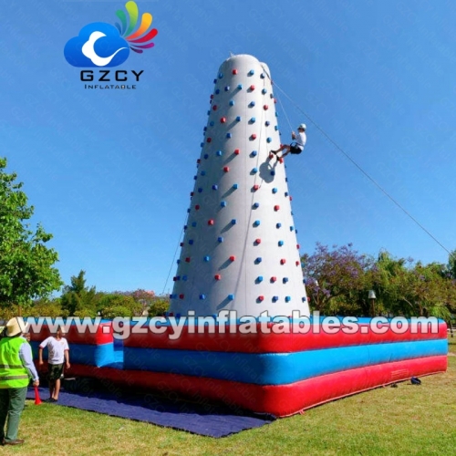 Factory Direct Sale Hot Selling Inflatable Climbing Wall with Slide for Kids and Adults