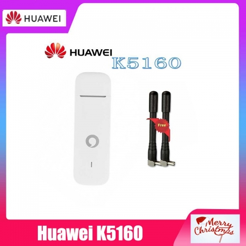Unlocked Huawei K5160 4G LTE USB Dongle Stick Modem Plus 4G Antenna