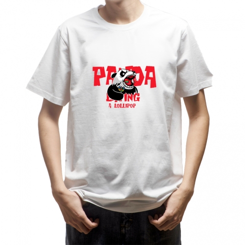 CREAT2MAKE street panda anime cartoon cotton t-shirt