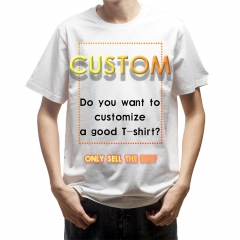 Custom T Shirt for Kid Ultra Soft Add Your Own Text or Image Unisex Cotton Shirt