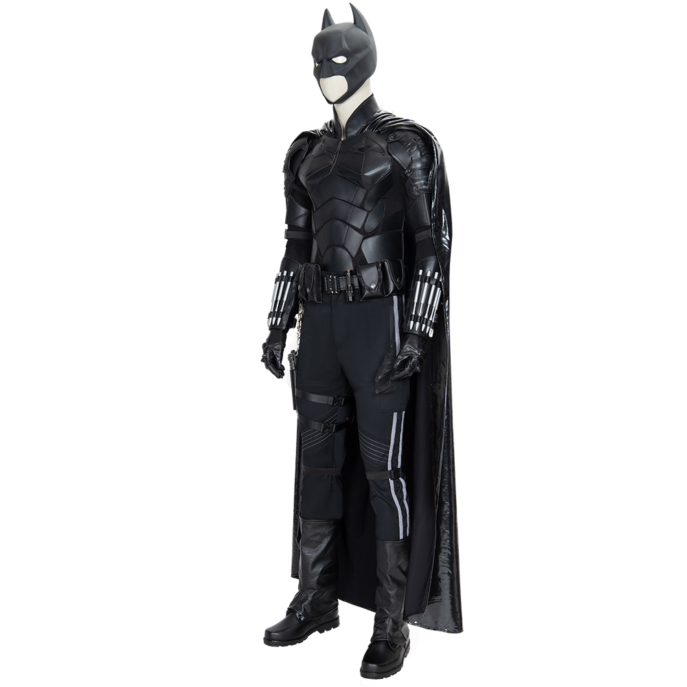 2021 Movie The Batman Bruce Wayne Cosplay Costume Fancy ...