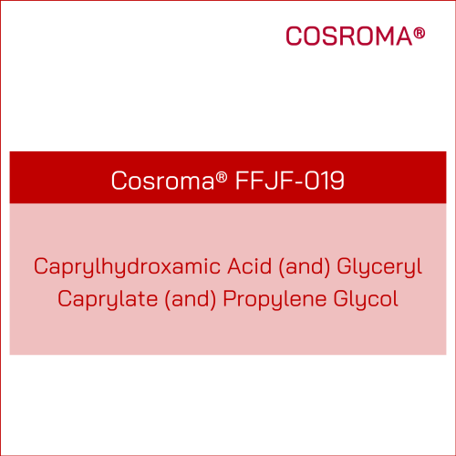 Caprylhydroxamic Acid (and) Glyceryl Caprylate (and) Propylene Glycol Cosroma® FFJF-019