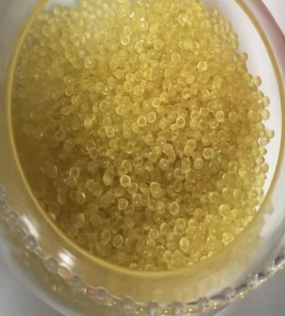 Yellow hot melt glue beads for furniture edge banding