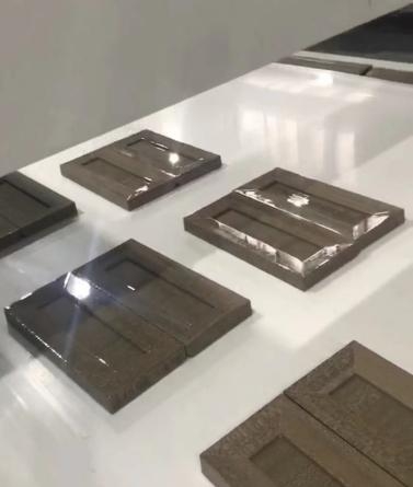 UV coating furniture color sample displa