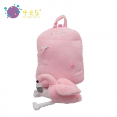 plush animal bag