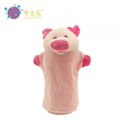 plush pig hand puppets