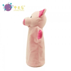 plush pig hand puppets