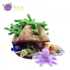 plush sea creature set