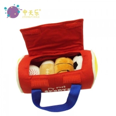 plush sports ball bag