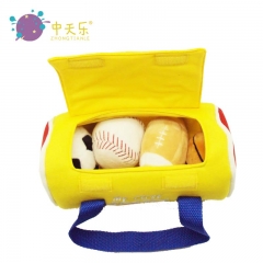 plush sports ball bag