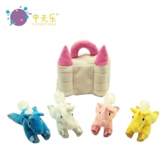 plush unicorn set