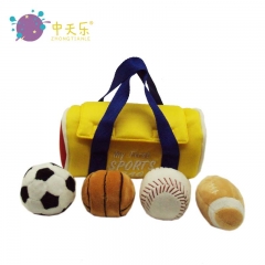 plush sports ball bag