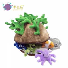 plush sea creature set