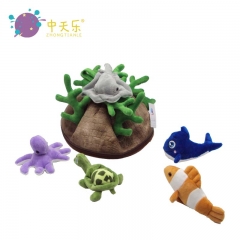 plush sea creature set