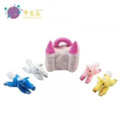 plush unicorn set