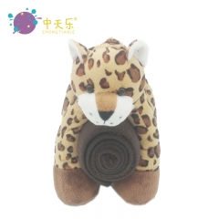 plush blanket with animal toy