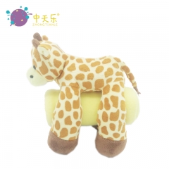 plush blanket with animal toy