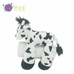 plush blanket with animal toy