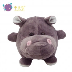 Plush hippo saving pot