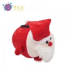 Plush Santa Claus saving pot