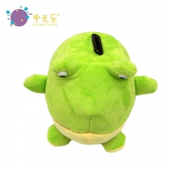 Plush frog saving pot