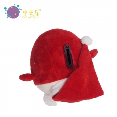 Plush Santa Claus saving pot