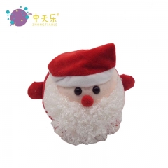 Plush Santa Claus saving pot