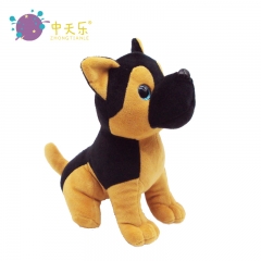 Plush dog with big eye