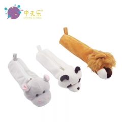 Plush animal pencil bag