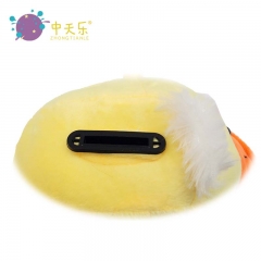 Plush little duck saving pot