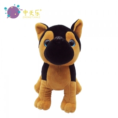 Plush dog with big eye